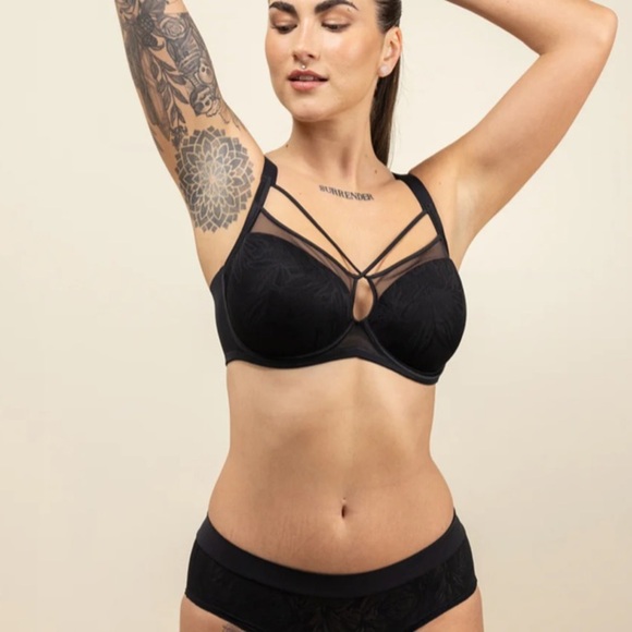 Understance Harper Smooth Lace FlexWire Strappy Soft Cup Bra 40D - Picture 1 of 4